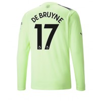 Fotbalové Dres Manchester City Kevin De Bruyne #17 Alternativní 2022-23 Dlouhý Rukáv